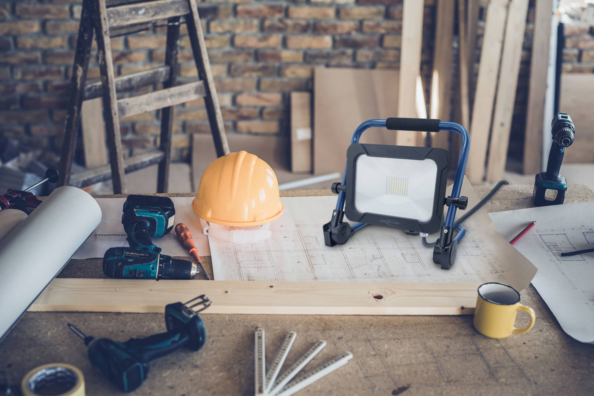 Ansmann FL2400AC Baustrahler EEK F (A - G) 30 W 2400 lm Neutralweiß 1600-0279