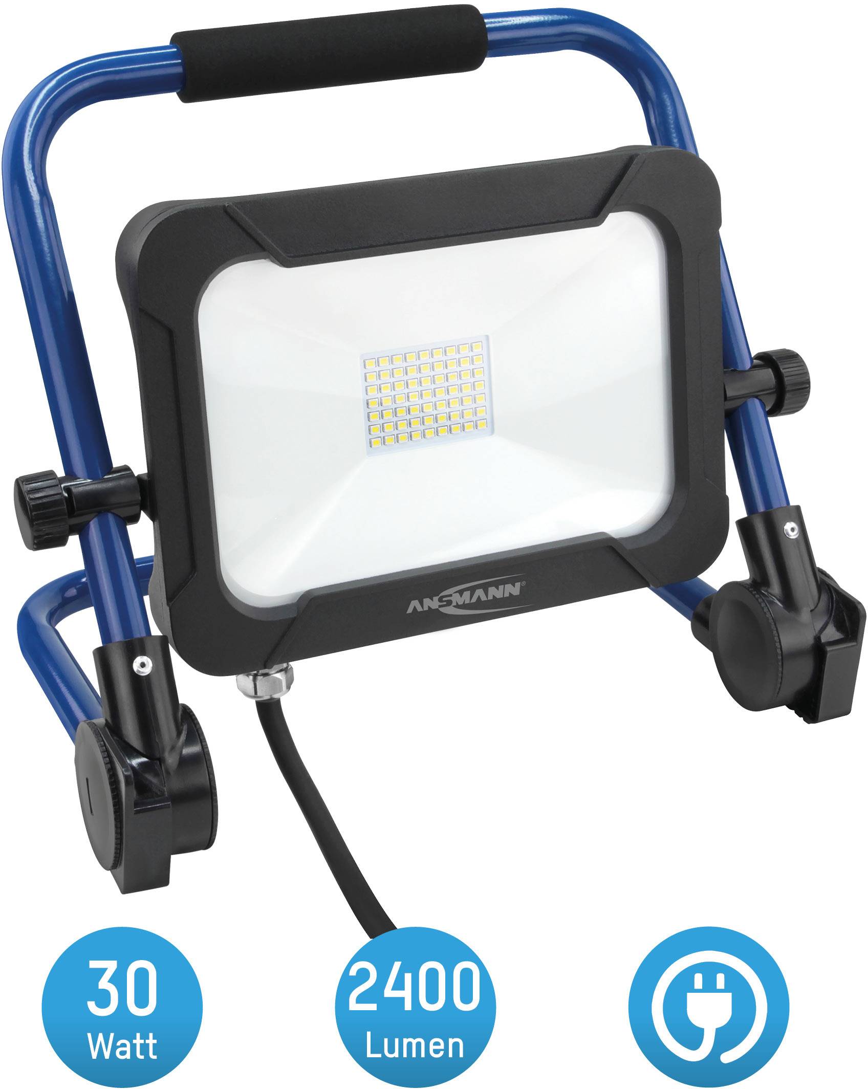 Ansmann FL2400AC Baustrahler EEK F (A - G) 30 W 2400 lm Neutralweiß 1600-0279