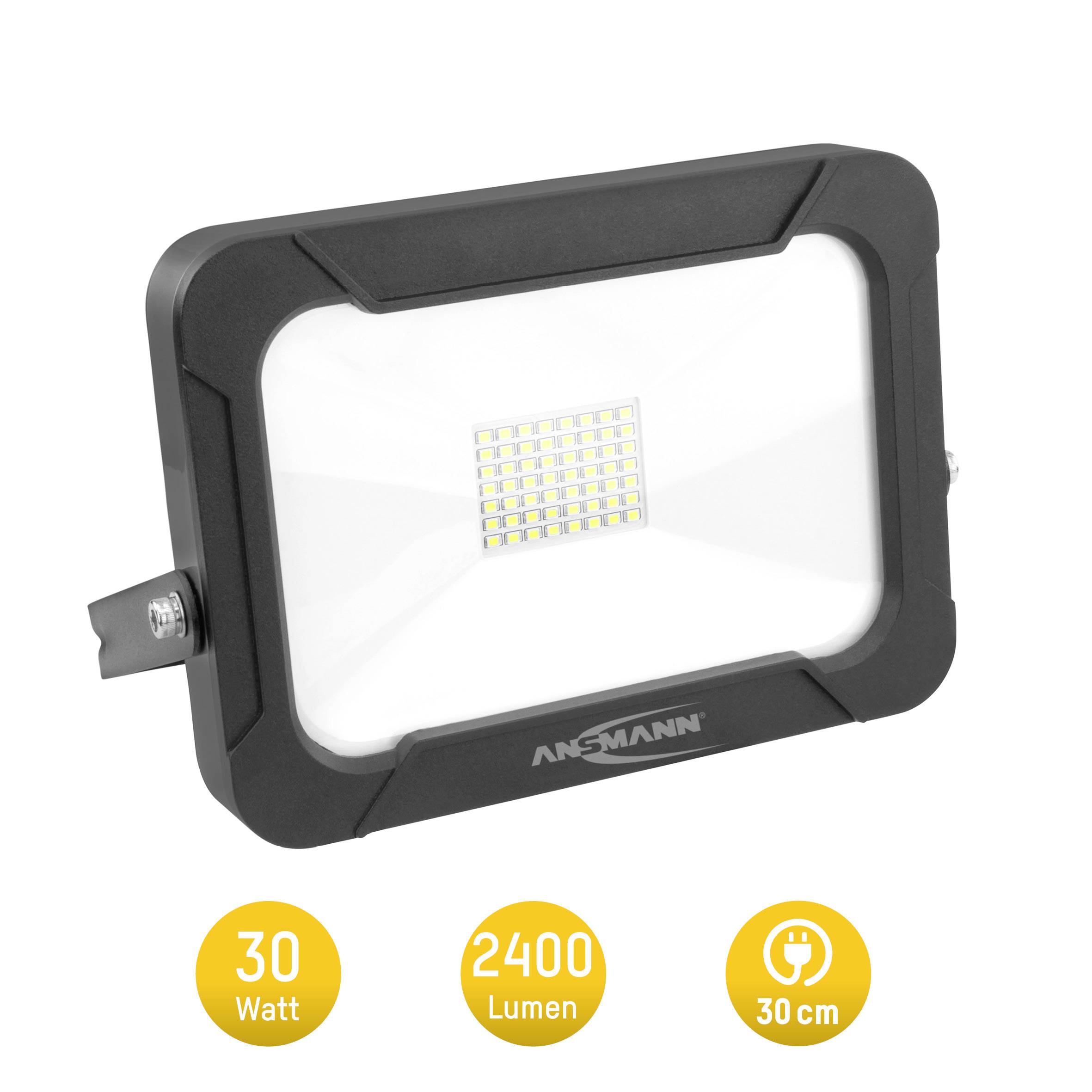 Ansmann WFL2400 1600-0282 LED-Wandstrahler EEK: F (A - G) 30 W Leuchtfarben: Neutralweiß