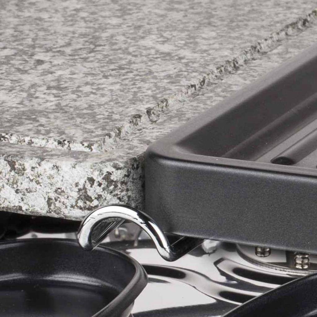 Princess 162710 - Gourmet And Stone Grill Raclette 8 Pfännchen Schwarz