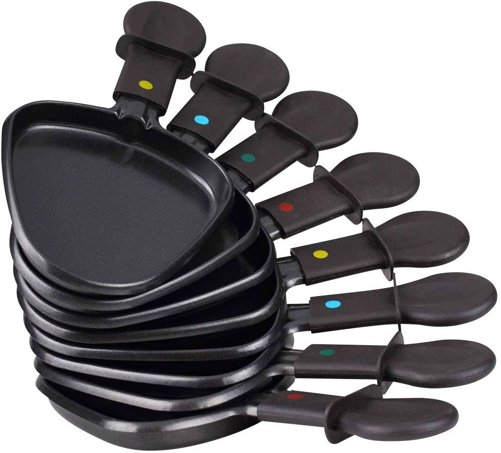 Princess 162710 - Gourmet And Stone Grill Raclette 8 Pfännchen Schwarz