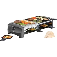 Princess Gourmet and Stone Grill Raclette 8Pfännchen Schwarz Princess Gourmet and Stone Grill Raclette 8Pfännchen Schwarz