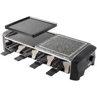 Princess Gourmet and Stone Grill Raclette 8Pfännchen Schwarz Princess Gourmet and Stone Grill Raclette 8Pfännchen Schwarz