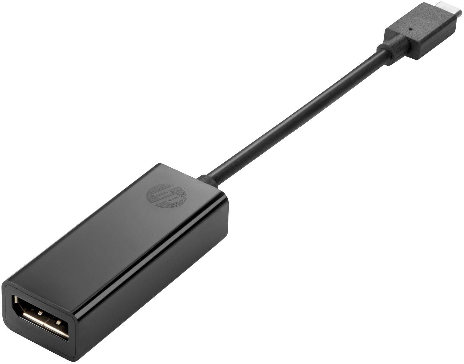 HP 4SH08AA USB-C® / DisplayPort Adapter [1x USB-C® Stecker - 1x DisplayPort Buchse] Schwarz