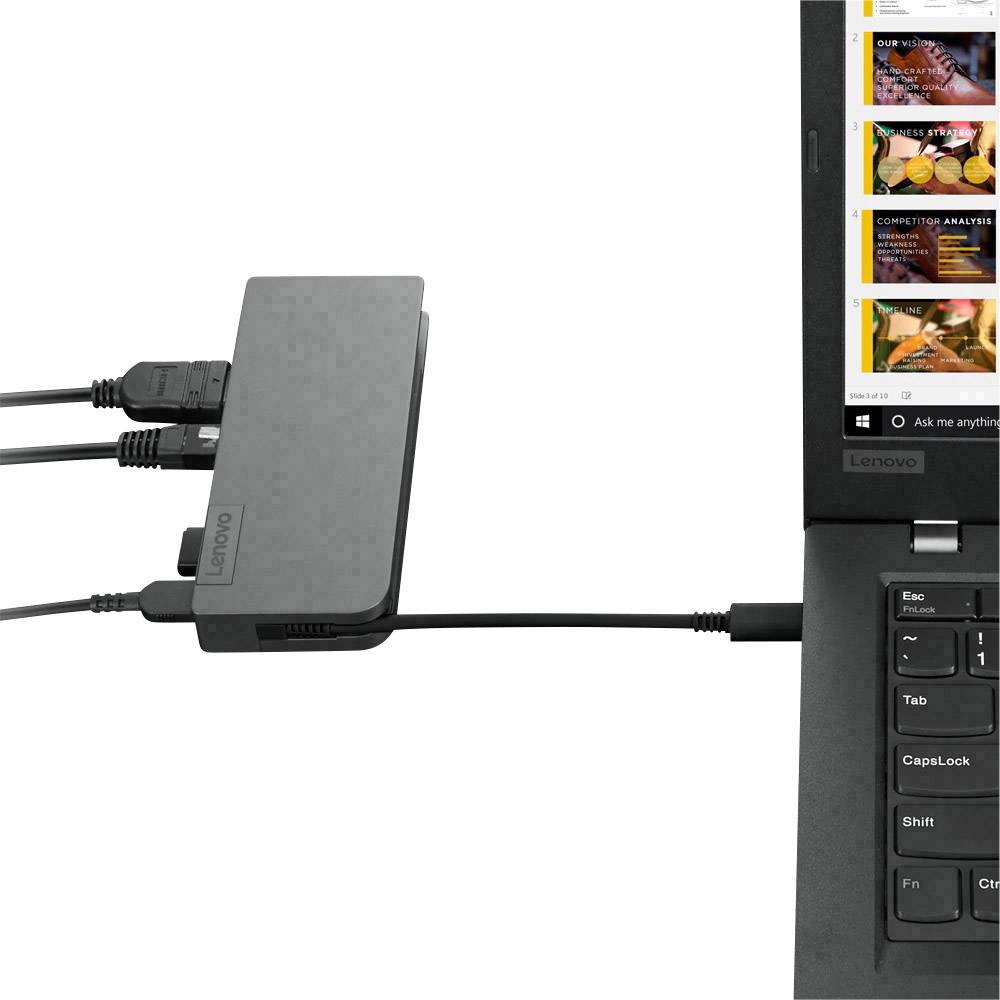 Lenovo Powered USB-C Travel Hub - Dockingstation