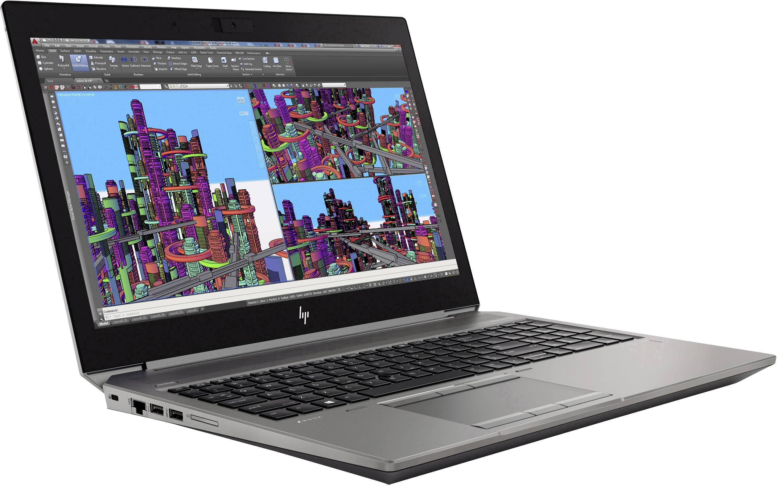 HP ZBook 15 G5 39.6cm (15.6 Zoll) Workstation, Notebook Intel Core i7 i7-8850H 32GB 512GB SSD Nvidia Quadro P2000 Windows® 10 Pro