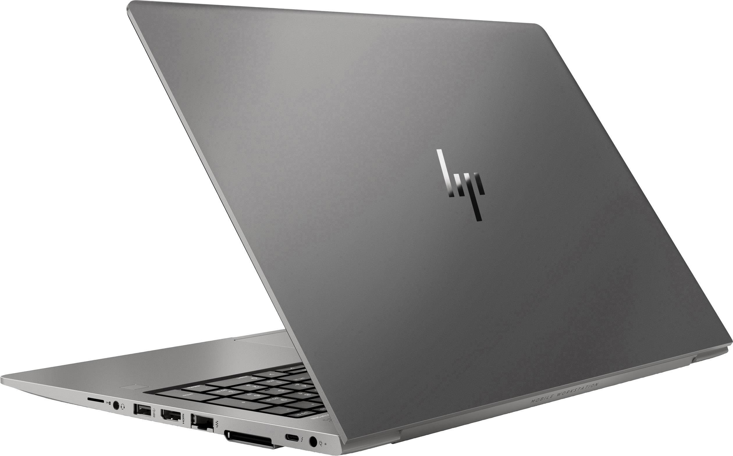 HP ZBook 15u G6 39.6cm (15.6 Zoll) Notebook AMD I7-8565U 16GB 512GB 512GB SSD AMD Radeon Pro WX 3200 Windows® 10 Silber