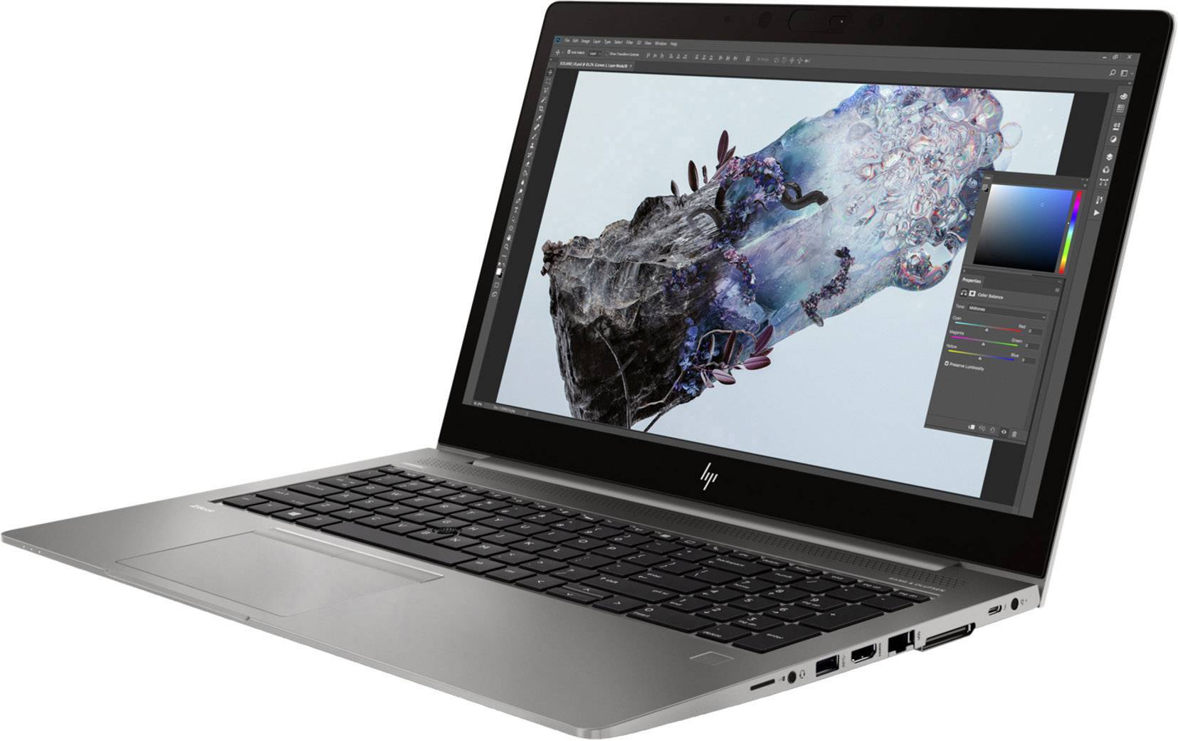 HP ZBook 15u G6 39.6cm (15.6 Zoll) Notebook AMD I7-8565U 16GB 512GB 512GB SSD AMD Radeon Pro WX 3200 Windows® 10 Silber