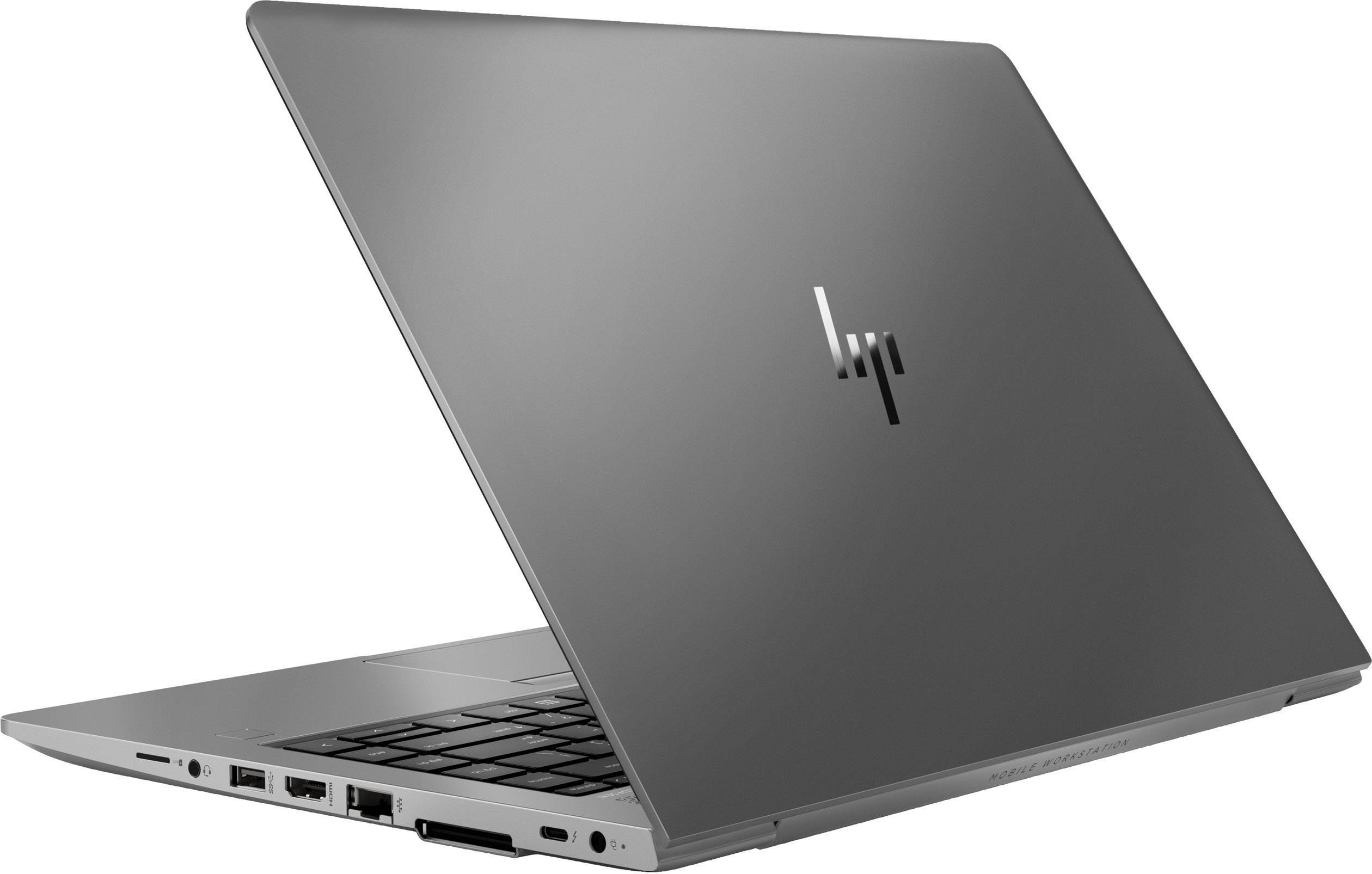 HP ZBook 14u G6 35.6cm (14 Zoll) Notebook Intel® Core™ i7 I7-8565U 16GB 512GB 512GB SSD AMD Radeon Pro WX 3200 Windows® 10 Silber