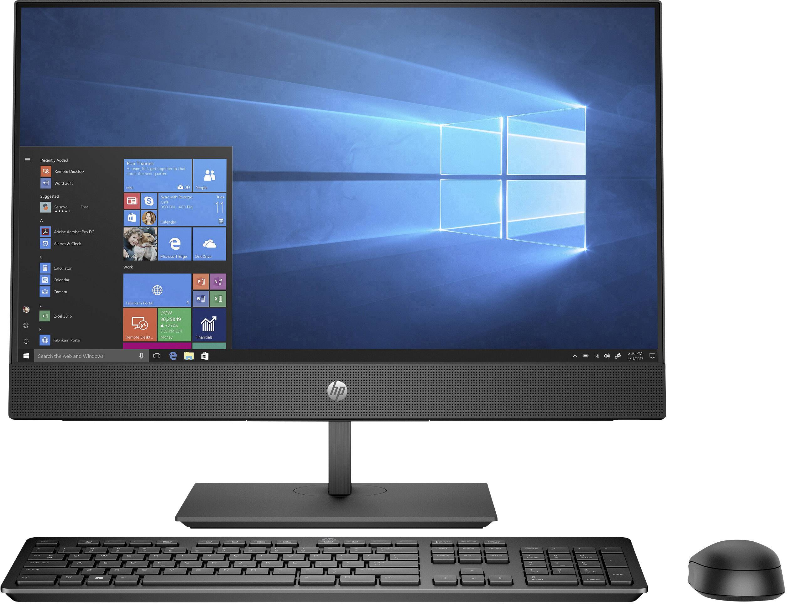 HP ProOne 440 G5 60.5 cm (23.8 Zoll) All-in-One PC Intel® Core™ i7 i7-9700T 16 GB  512 GB SSD Intel UHD Graphics 630 Windows® 10 Pro Schwarz