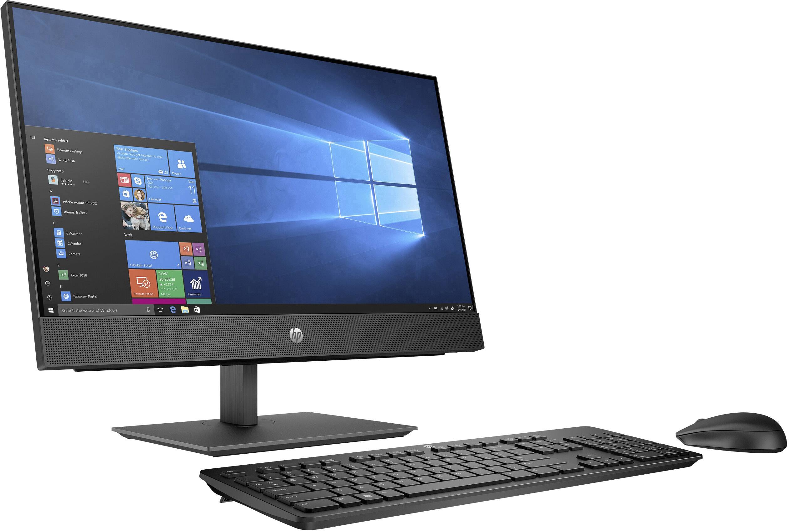 HP ProOne 440 G5 60.5 cm (23.8 Zoll) All-in-One PC Intel® Core™ i7 i7-9700T 16 GB  512 GB SSD Intel UHD Graphics 630 Windows® 10 Pro Schwarz