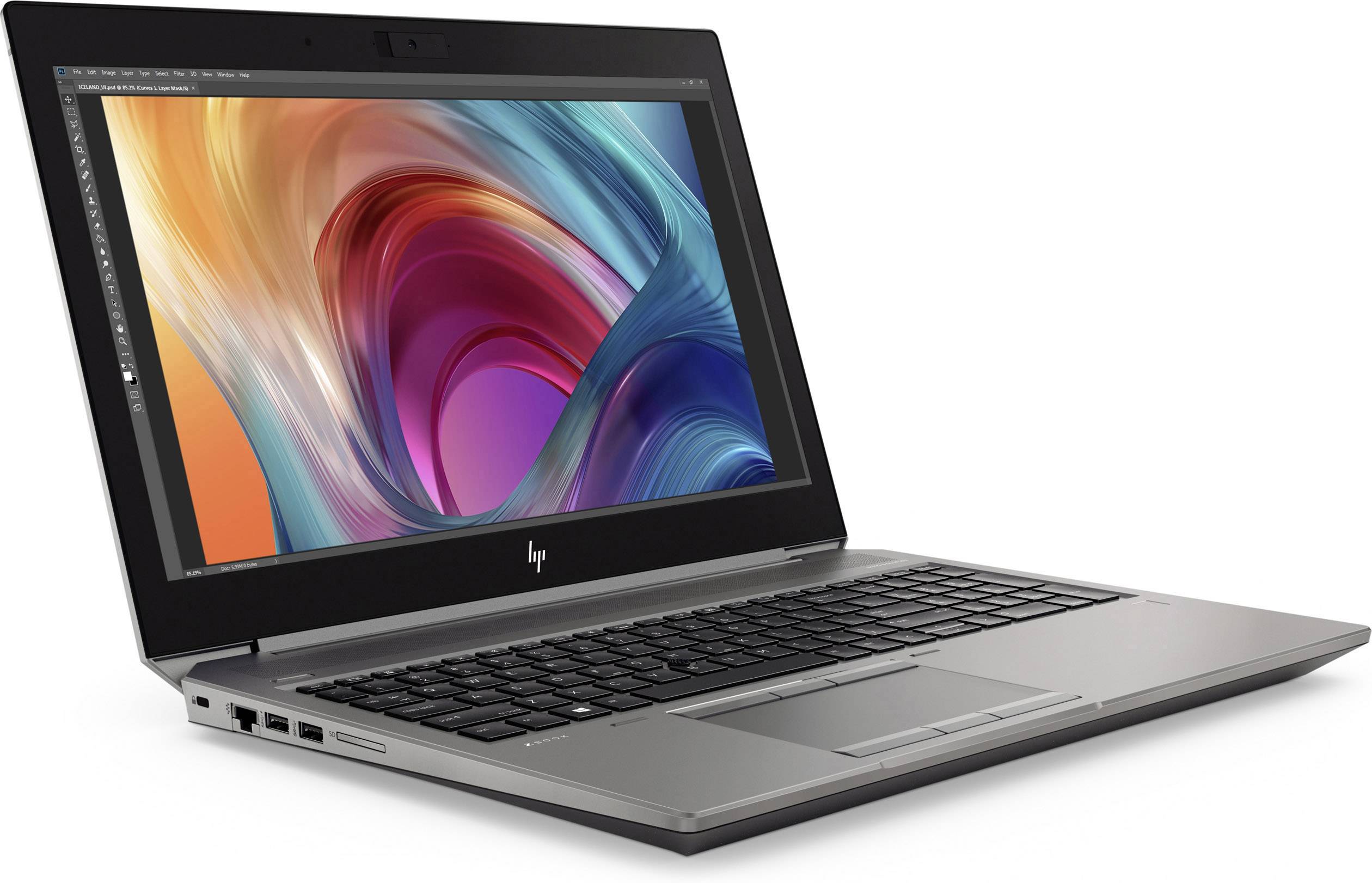 HP ZBook 15 G6 39.6cm (15.6 Zoll) Notebook Intel® Core™ i7 I7-9750H 8GB 256GB 256GB SSD Nvidia Quadro P1000 Windows® 10 Silber