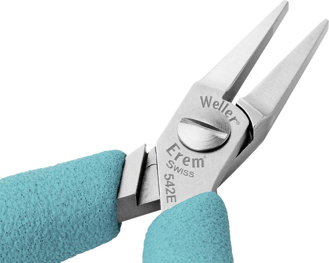 Weller Erem® 542E ESD Flachzange Flach Werkzeugstahl, Schaumstoff 120 mm