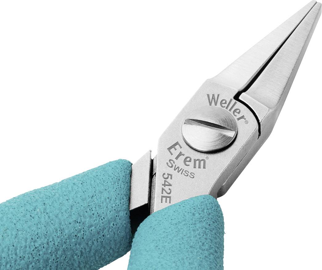 Weller Erem® 542E ESD Flachzange Flach Werkzeugstahl, Schaumstoff 120 mm