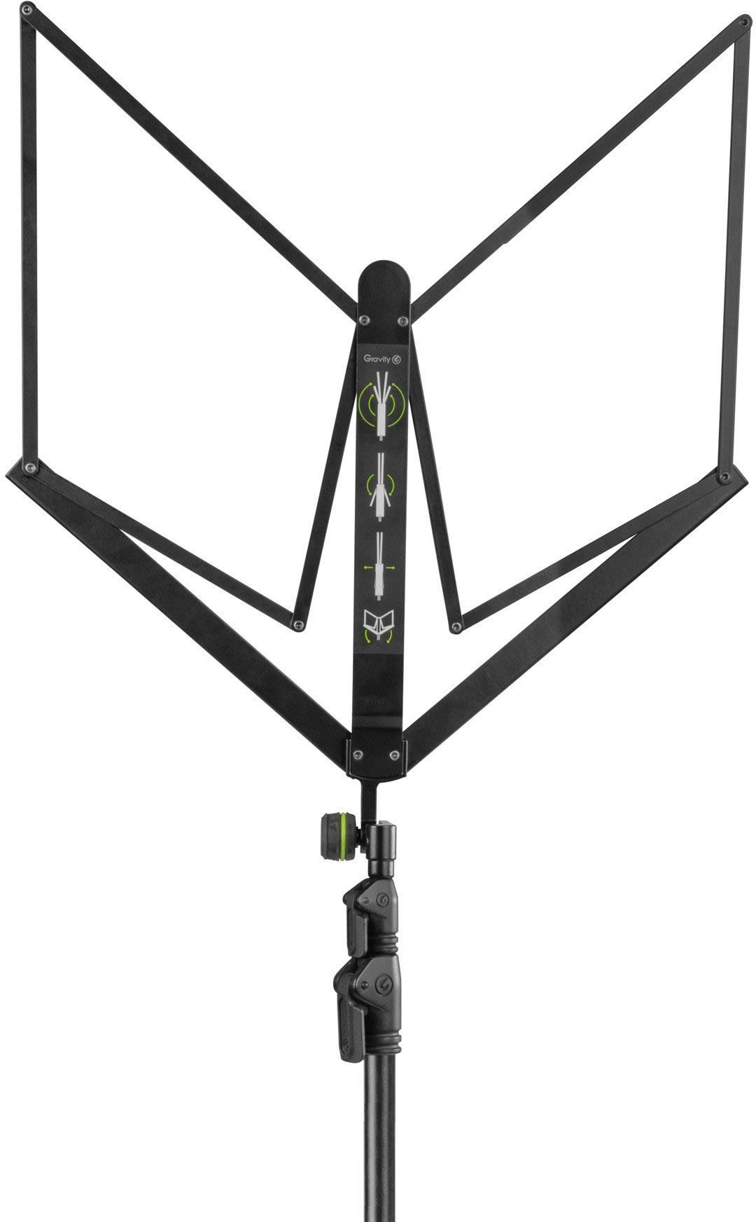 Gravity GNS441B Notenständer Schwarz