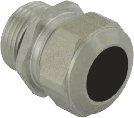 Metall-Gewindefitting in zylindrischer Form. Verwendet für Rohrverbindungen in Installationen, bietet Halt und Abdichtung.