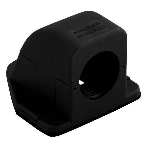 Kaiser Elektro 5540.11 Kabelverschraubung Flanschwinkel PG11 Kunststoff Schwarz