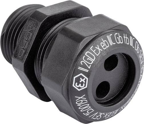 Kaiser Elektro EX1540.20.2.050-50 Kabelverschraubung M20 Kunststoff Schwarz 50 St.