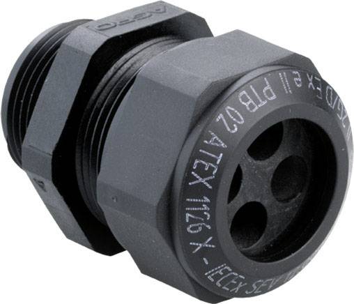 Kaiser Elektro EX1540.25.4.070-25 Kabelverschraubung M25 Kunststoff Schwarz 25 St.