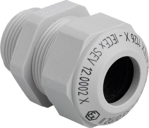 Kaiser Elektro EX1571.25.160 Kabelverschraubung M25 Kunststoff Lichtgrau