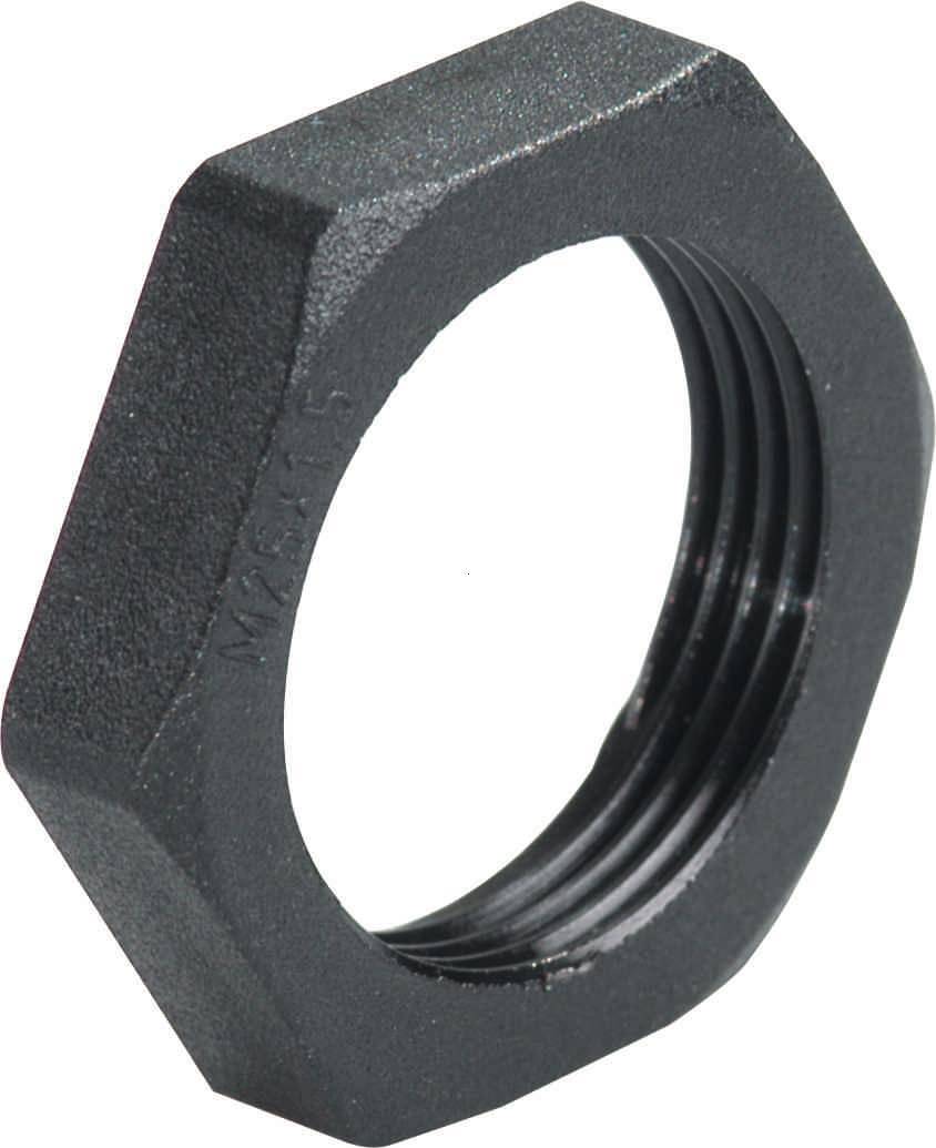 Kaiser Elektro 8207.40 Gegenmutter PG7 Kunststoff Schwarz