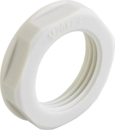 Kaiser Elektro 8255.12 Gegenmutter M12 Kunststoff Lichtgrau