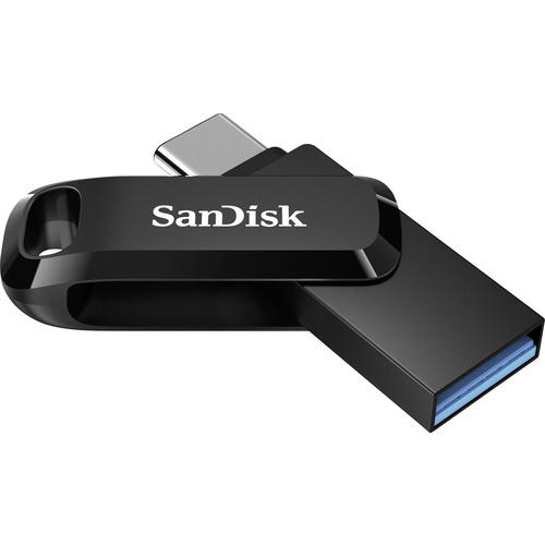 SanDisk Ultra Dual Drive Go USB-Zusatzspeicher Smartphone/Tablet Schwarz 64GB USB 3.2 Gen 1 (USB 3.0), USB-C™