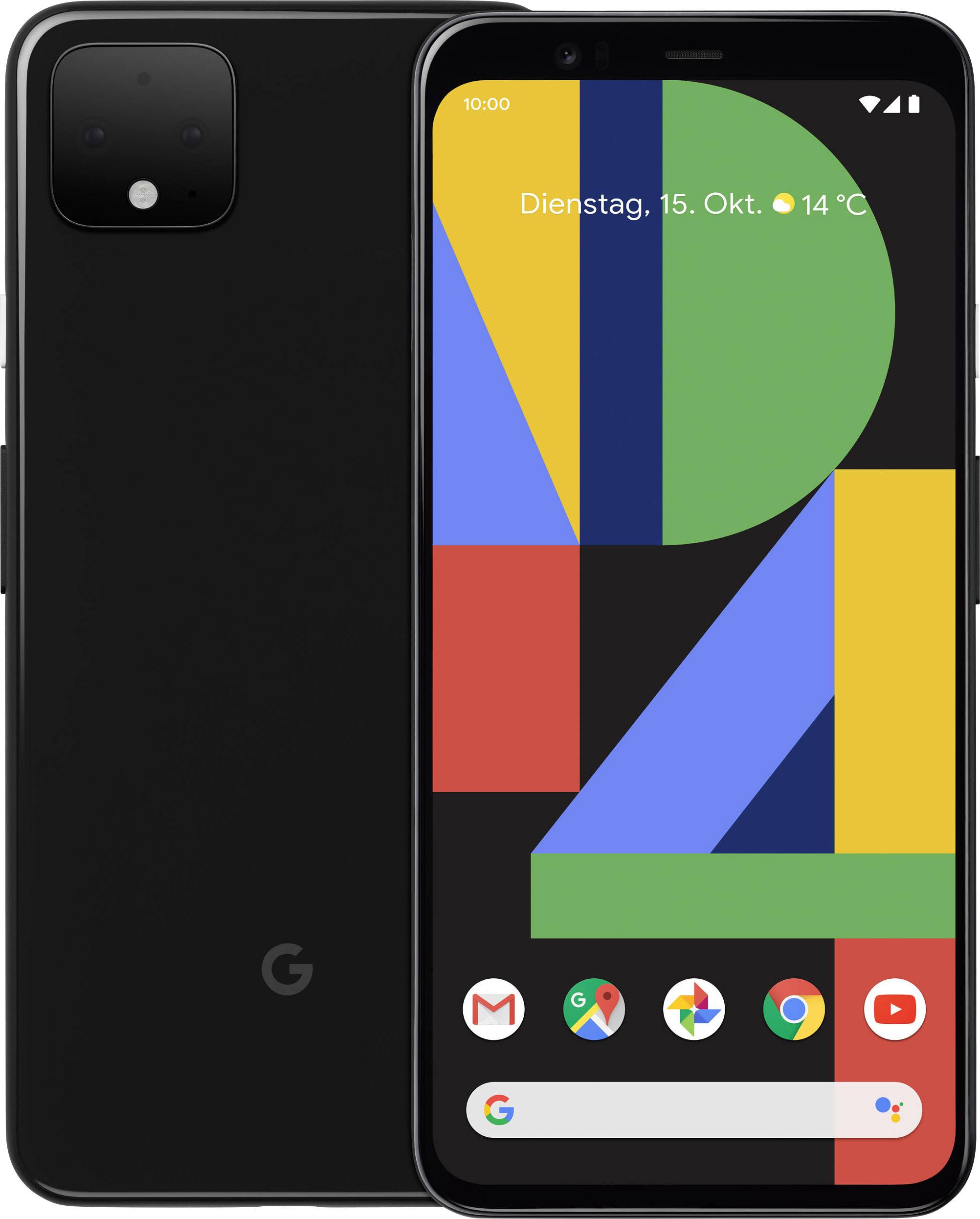 Google Pixel 4 64 GB Schwarz 14.5 cm (5.7 Zoll) Smartphone