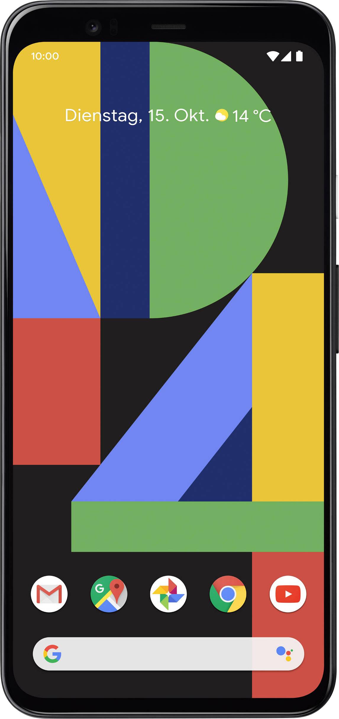 Google Pixel 4 64 GB Schwarz 14.5 cm (5.7 Zoll) Smartphone