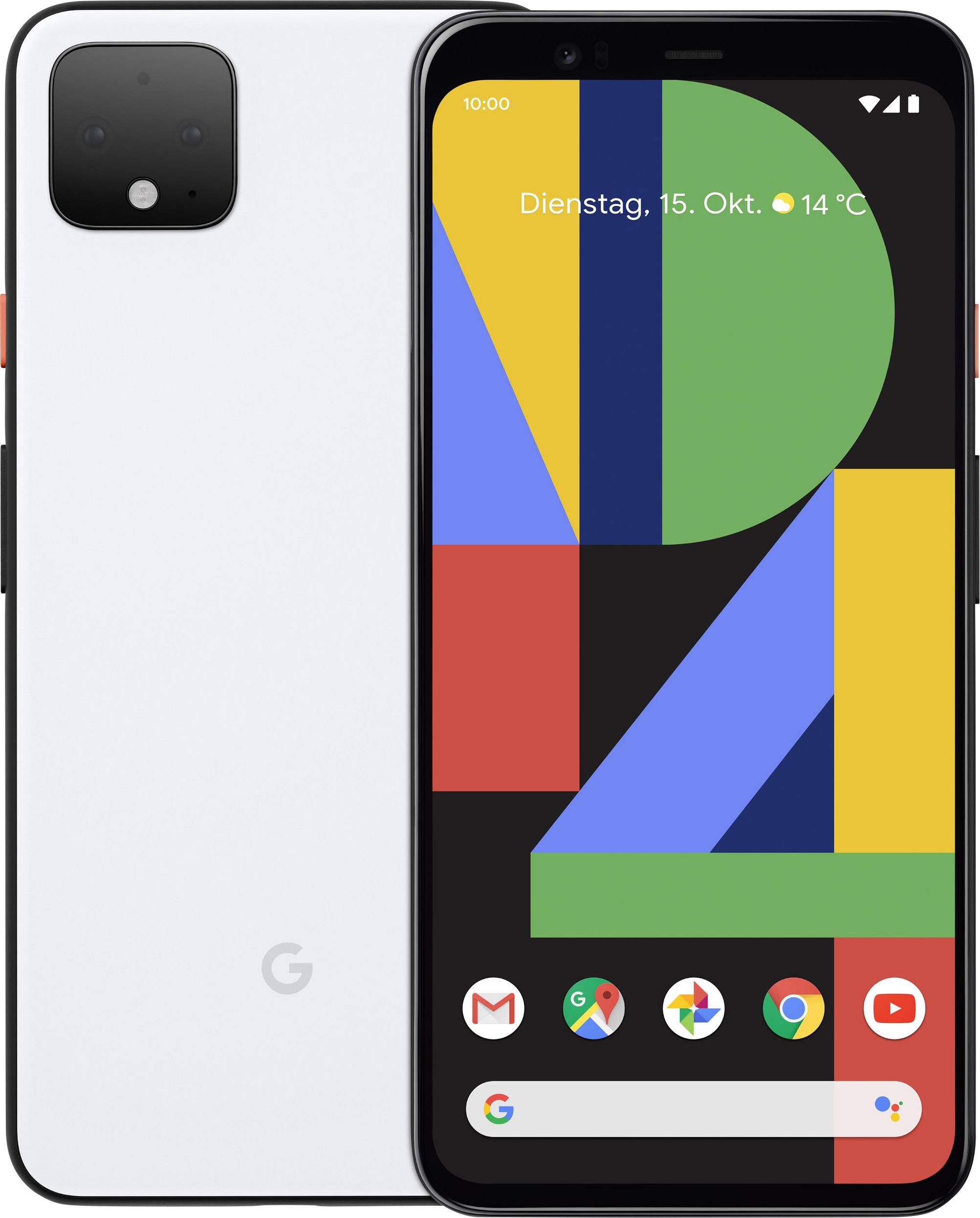 Google Pixel 4 64 GB Weiß 14.5 cm (5.7 Zoll) Smartphone