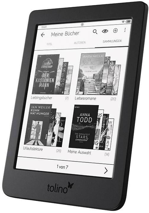 Tolino page 2 eBook-Reader 15.2 cm (6 Zoll) Schwarz