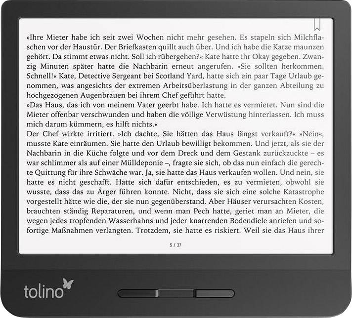 Tolino vision 5 eBook-Reader 17.8 cm (7 Zoll) Schwarz