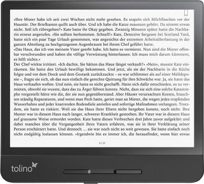 Tolino epos 2 eBook-Reader 20.3 cm (8 Zoll) Schwarz