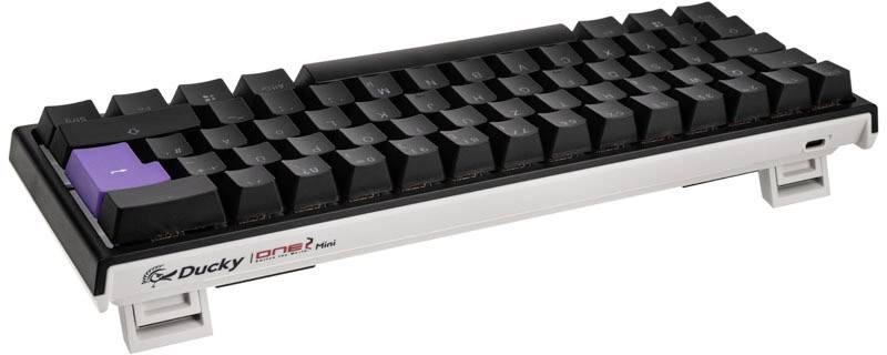 Ducky ONE 2 DKON1861ST-SDEPDAZT1 USB Gaming-Tastatur Deutsch, QWERTZ Schwarz, Weiß Beleuchtet, Abnehmbares Kabel