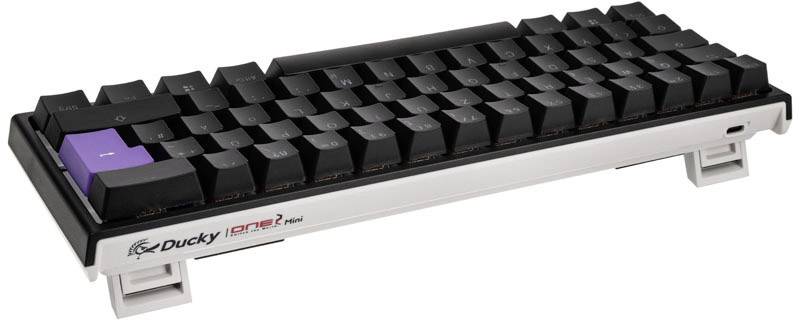 Ducky ONE 2 DKON1861ST-BDEPDAZT1 USB Gaming-Tastatur Deutsch, QWERTZ Schwarz, Weiß Beleuchtet, Abnehmbares Kabel