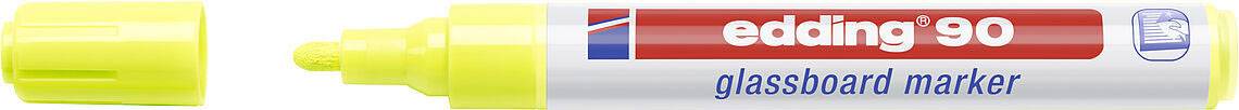 Edding e-90 4-90005 Glasboardmarker Gelb 2 mm, 3 mm