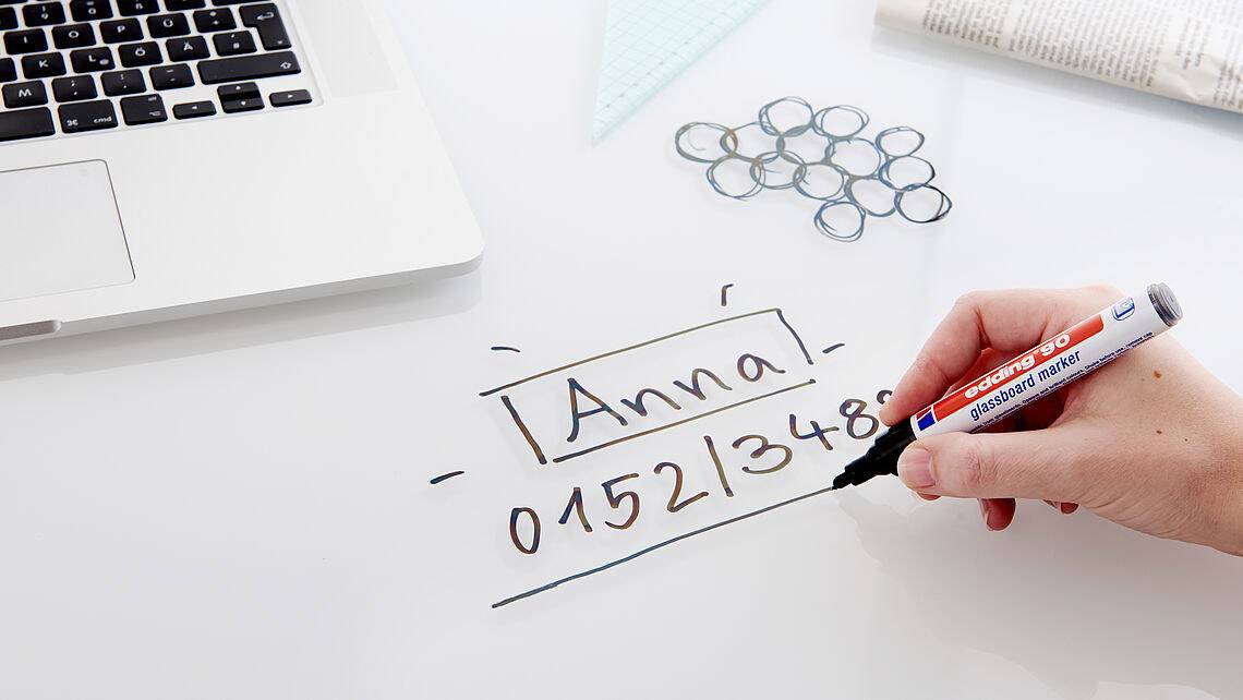 Edding e-90 4-90011 Glasboardmarker Hellgrün 2 mm, 3 mm