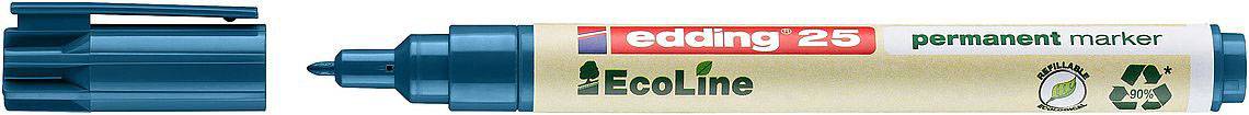 Edding e-25 EcoLine 4-25003 Permanentmarker Blau wasserfest: Ja