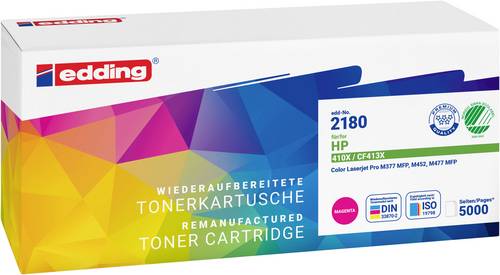 Edding Toner ersetzt HP 410X (CF413X) Kompatibel Magenta EDD-2180 18-2180