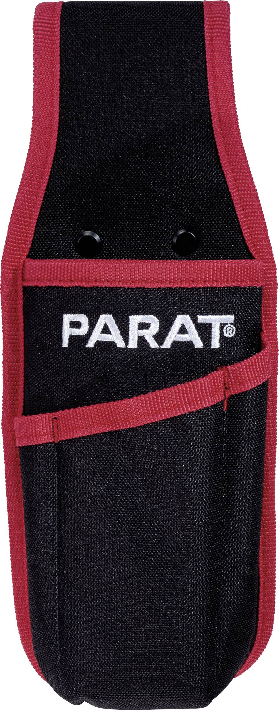 Schwarzes Werkzeugetui mit rotem Rand und dem weißen Aufdruck 'PARAT'.