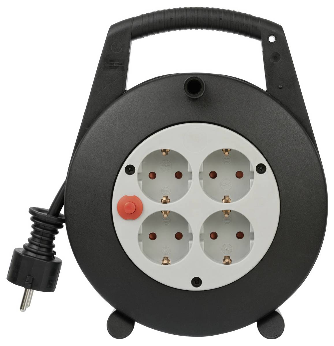Brennenstuhl 1092200 Kabeltrommel 5.00 m Schwarz Schutzkontakt-Stecker
