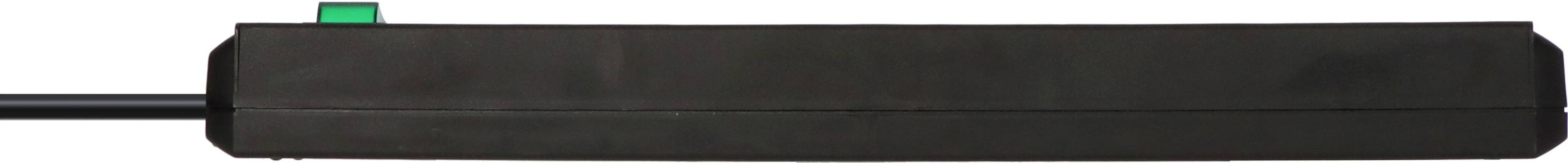 Brennenstuhl 1159300018 Steckdosenleiste mit Schalter 8fach Schwarz Schutzkontakt 1 St.