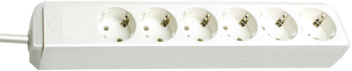 Brennenstuhl 1159420015 Steckdosenleiste 6fach Weiß Schutzkontakt 1 St.