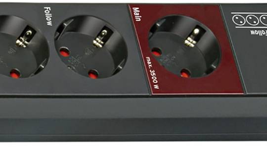 Brennenstuhl 1159490966 Main/Follow-Steckdosenleiste 5fach Anthrazit Schutzkontakt 1 St.