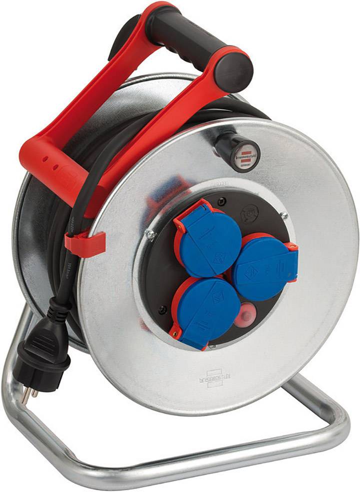 Brennenstuhl 1198520 Kabeltrommel 25.00 m Schwarz Schutzkontakt-Stecker