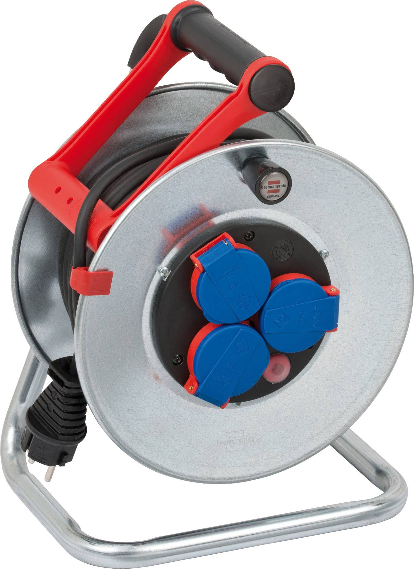 Brennenstuhl 1198580 Kabeltrommel 25.00m Schwarz Schutzkontakt-Stecker