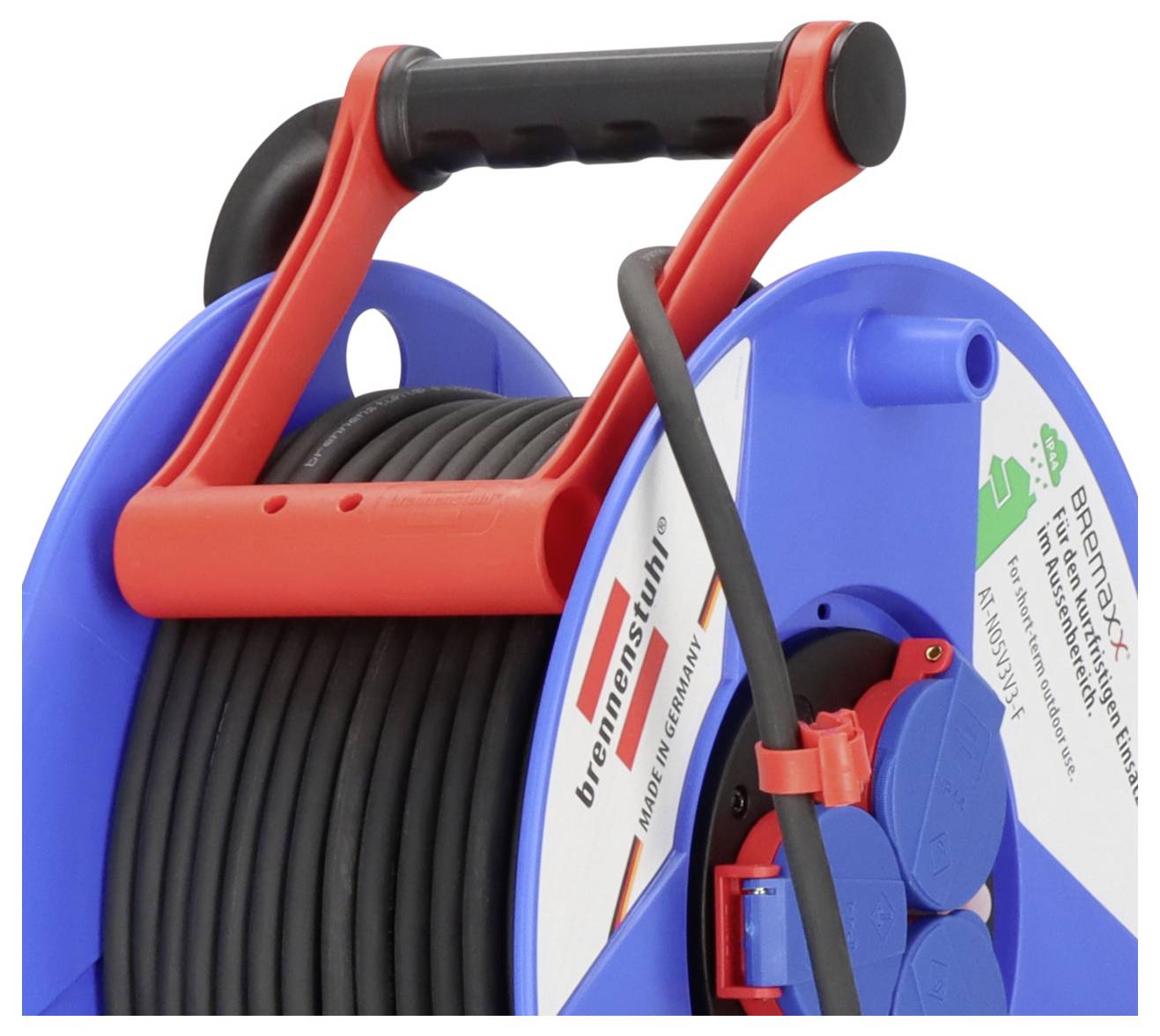 Seitenansicht eines Smartphones mit zwei Tasten an der linken Kante und einer hervorstehenden Dual-Kamera in der oberen rechten Ecke.