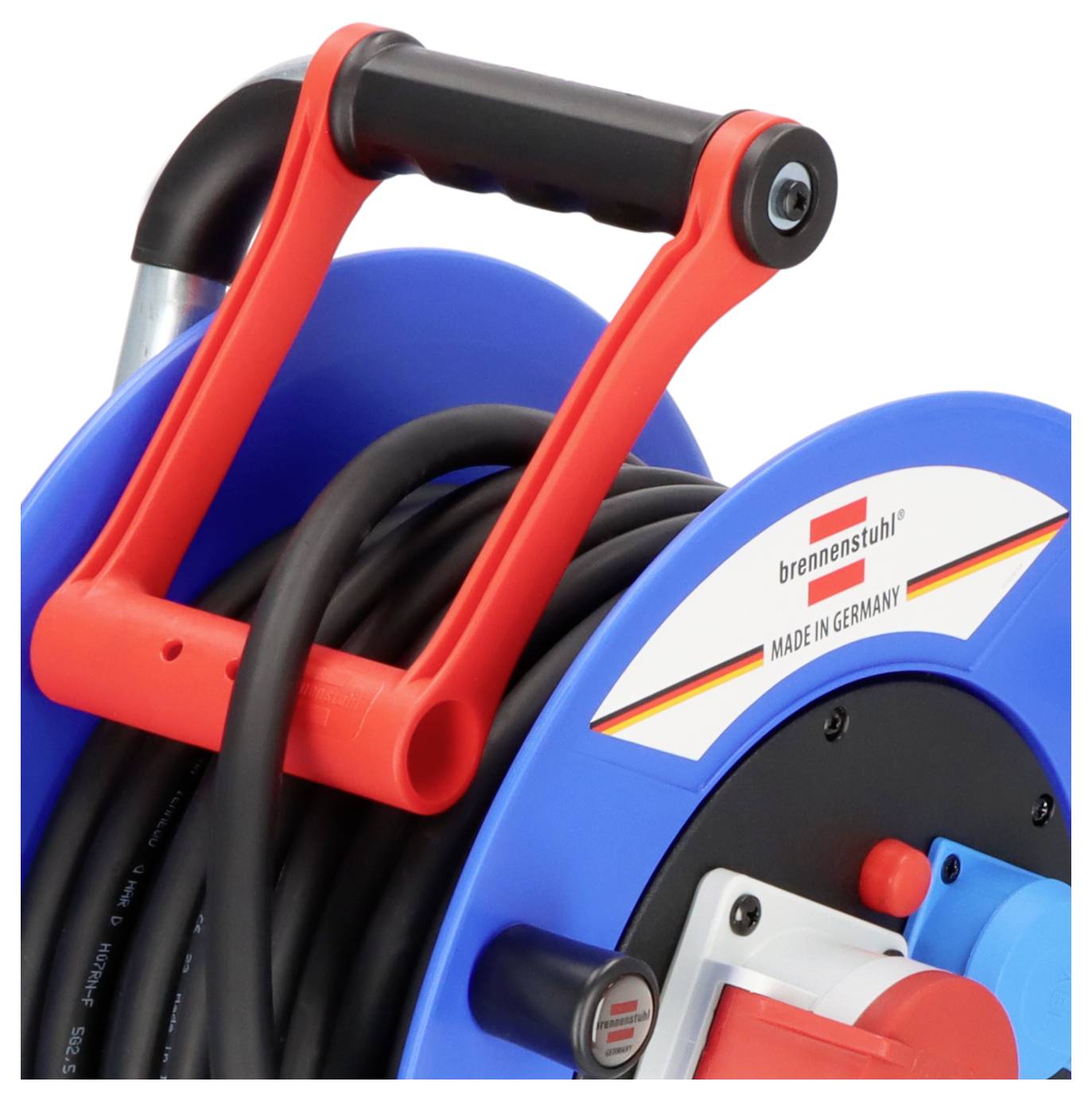 Brennenstuhl 1237990 Kabeltrommel 20.00m Schwarz CEE-Stecker 16A 5polig