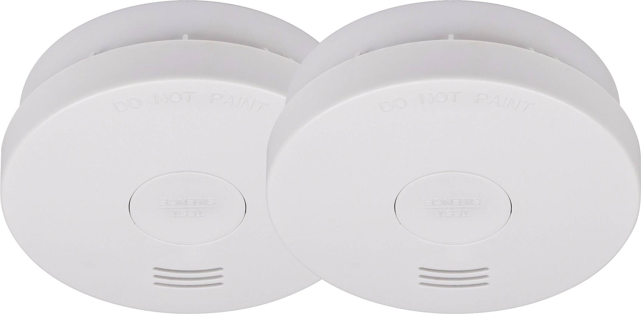 Brennenstuhl Rauchwarnmelder 2er Set batteriebetrieben