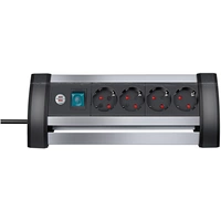 Brennenstuhl 1394000414 Steckdosenleiste mit Schalter 4fach Schwarz, Silber Schutzkontakt 1 St. Brennenstuhl 1394000414 Steckdosenleiste mit Schalter 4fach Schwarz, Silber Schutzkontakt 1 St.